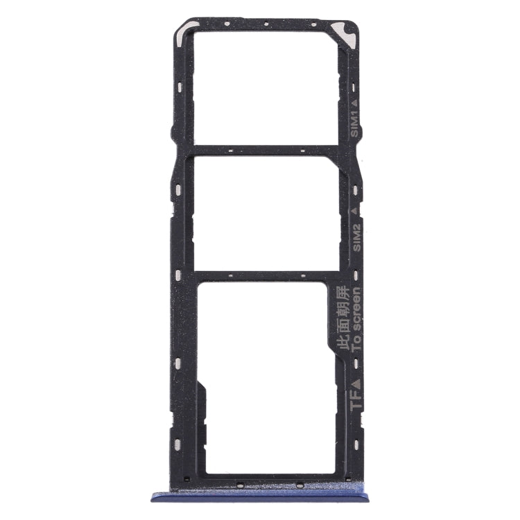 Pour OPPO Realme C11 RMX2185 Plateau de carte SIM + Plateau de carte SIM + Plateau de carte Micro SD, For OPPO Realme C11