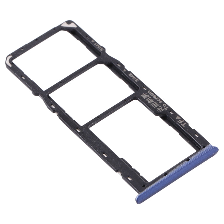 Pour OPPO Realme C11 RMX2185 Plateau de carte SIM + Plateau de carte SIM + Plateau de carte Micro SD, For OPPO Realme C11