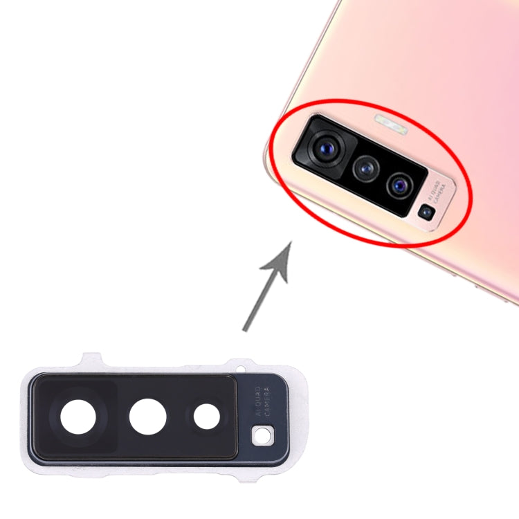 Pour Vivo X50 4G / X50 5G / V2001A 2005 2004 Couvercle d'objectif de caméra