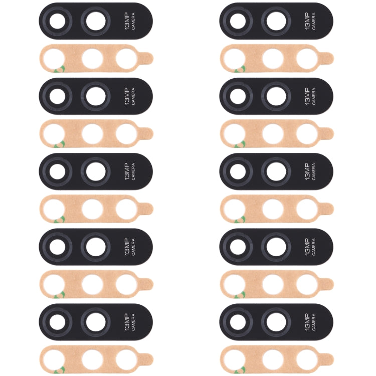 Objectif de caméra arrière 10 pièces pour Xiaomi Redmi 9A / Redmi 9i M2006C3LVG M2006C3LG M2006C3LI M2006C3LII