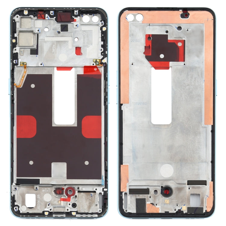 Pour OPPO Reno4 5G PDPM00, PDPT00, CPH2091, boîtier avant, cadre LCD, plaque de lunette, For OPPO Reno4 5G, For OPPO Reno4 5G(Purple)