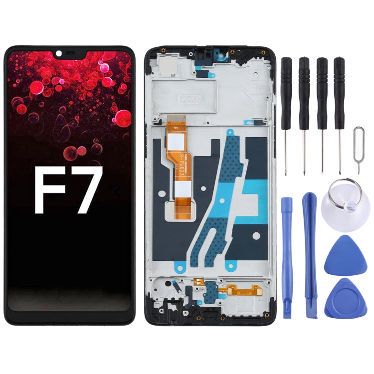 Écran LCD et numériseur assemblage complet avec cadre pour OPPO A3/F7 PADM00 CPH1837 PADT00 CPH1819 CPH1821