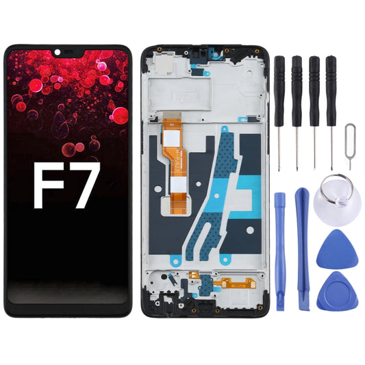 Écran LCD et numériseur assemblage complet avec cadre pour OPPO A3/F7 PADM00 CPH1837 PADT00 CPH1819 CPH1821