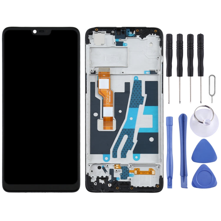 Écran LCD et numériseur assemblage complet avec cadre pour OPPO A3/F7 PADM00 CPH1837 PADT00 CPH1819 CPH1821