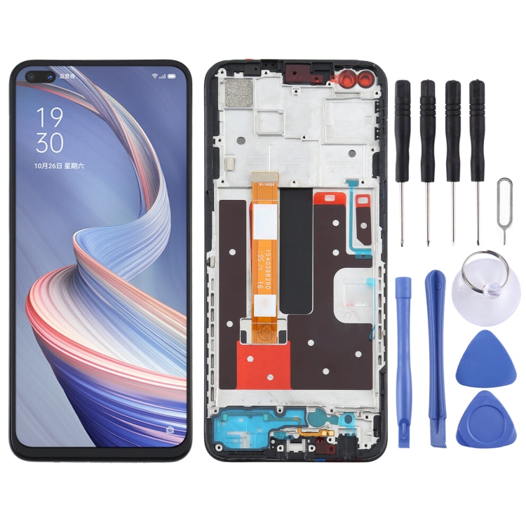 Écran LCD et numériseur complet avec cadre pour OPPO A92s/Reno4 Z PDKM00