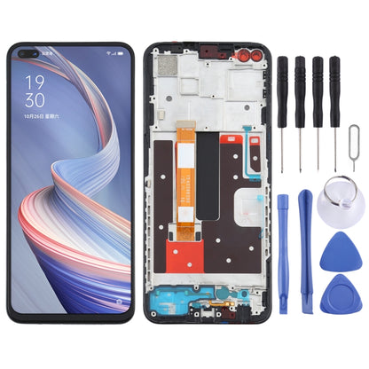 Écran LCD et numériseur complet avec cadre pour OPPO A92s/Reno4 Z PDKM00