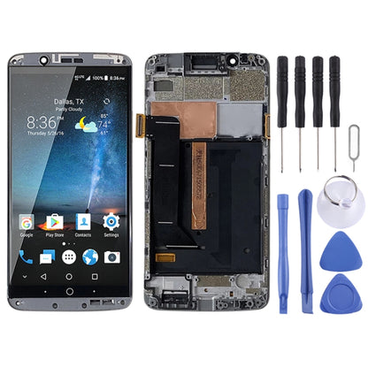 Écran LCD matériel AMOLED et numériseur assemblage complet avec cadre pour ZTE Axon 7 A2017 A2017U A2017G