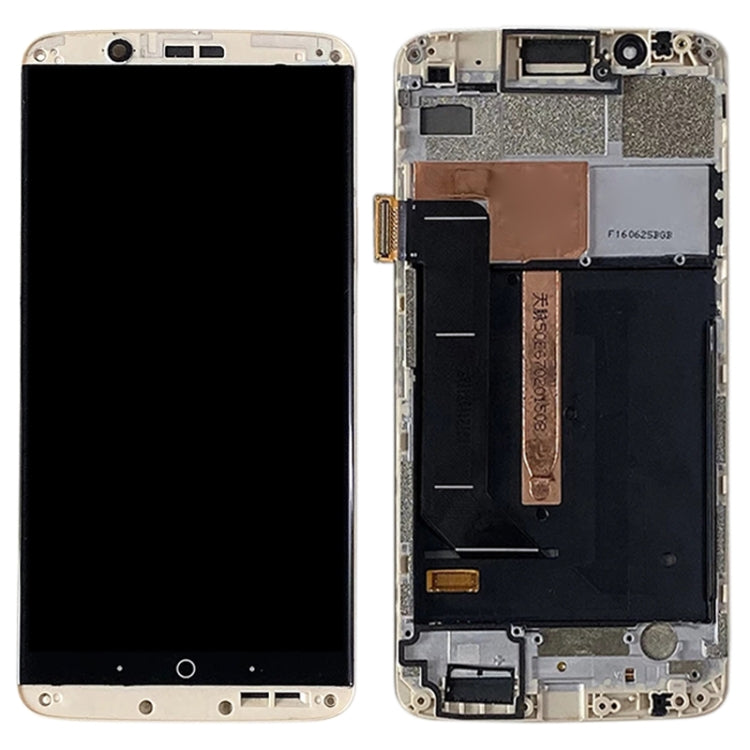 Écran LCD matériel AMOLED et numériseur assemblage complet avec cadre pour ZTE Axon 7 A2017 A2017U A2017G