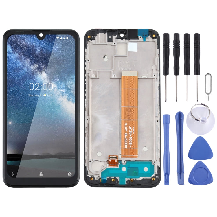 Écran LCD d'origine et numériseur complet avec cadre pour Nokia 2.2 TA-1183/TA-1179/TA-1191/TA-1188