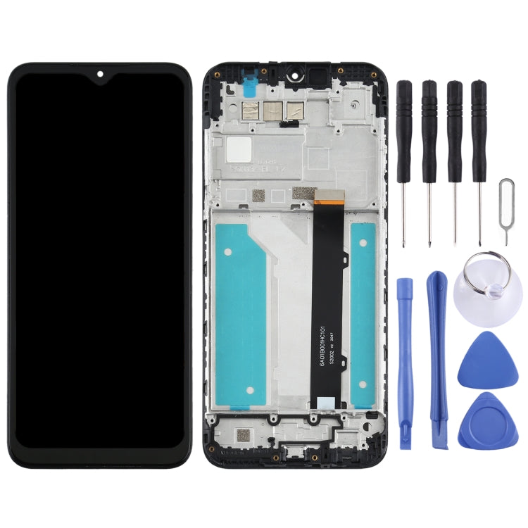 Écran LCD et numériseur complet avec cadre pour LG K41s LMK410EMW, LM-K410EMW, LM-K410