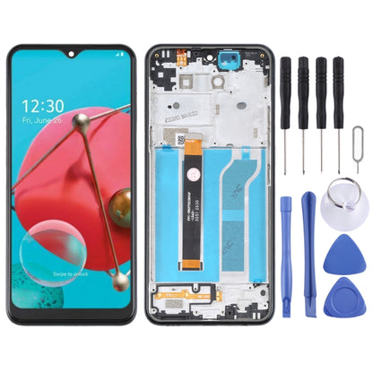 Écran LCD et numériseur complet avec cadre pour LG K51 LM-Q510N