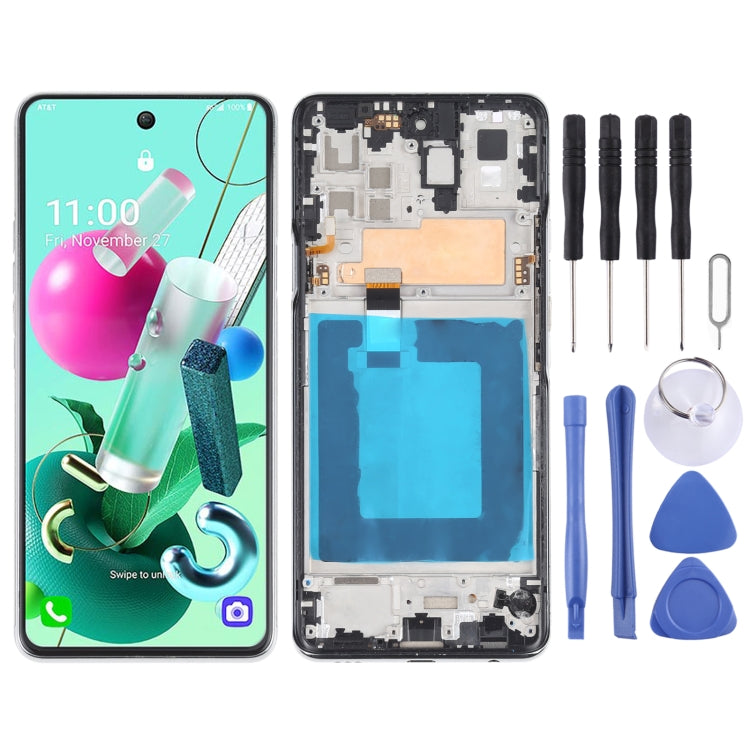 Écran LCD et numériseur complet avec cadre pour LG Q92 5G
