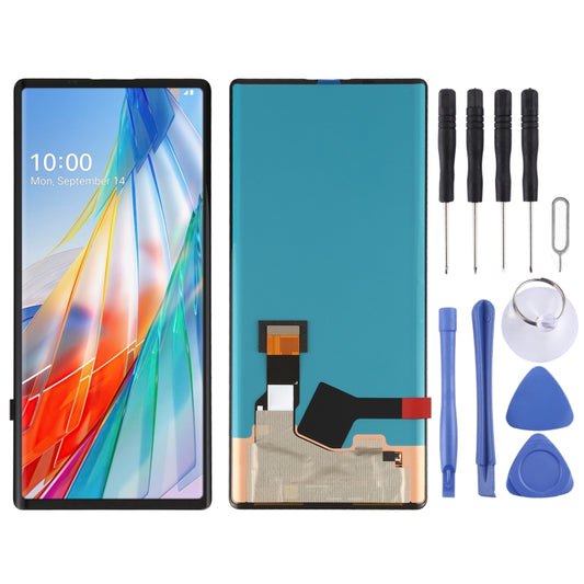 Ensemble complet d'écran LCD et numériseur d'origine pour LG Wing 5G LMF100N / LM-F100N / LM-F100V, For LG Wing 5G