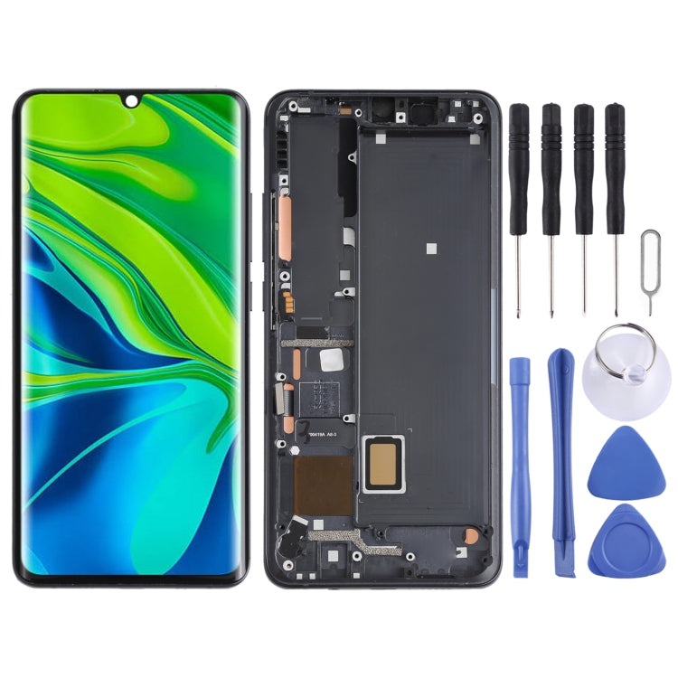 Écran LCD d'origine et numériseur complet avec cadre pour Xiaomi Mi CC9 Pro / Mi Note 10 / Mi Note 10 Pro