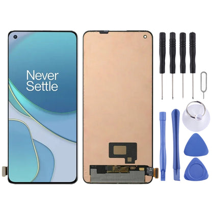 Écran LCD TFT pour OnePlus 8T 5G KB2001 KB2000 KB2003, avec numériseur, assemblage complet, ne prenant pas en charge l'identification par empreinte digitale