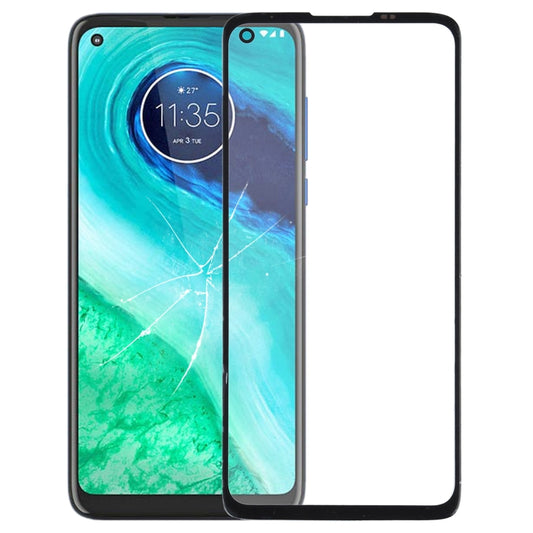 Lentille extérieure en verre de l'écran avant pour Motorola Moto G8 XT2045-1