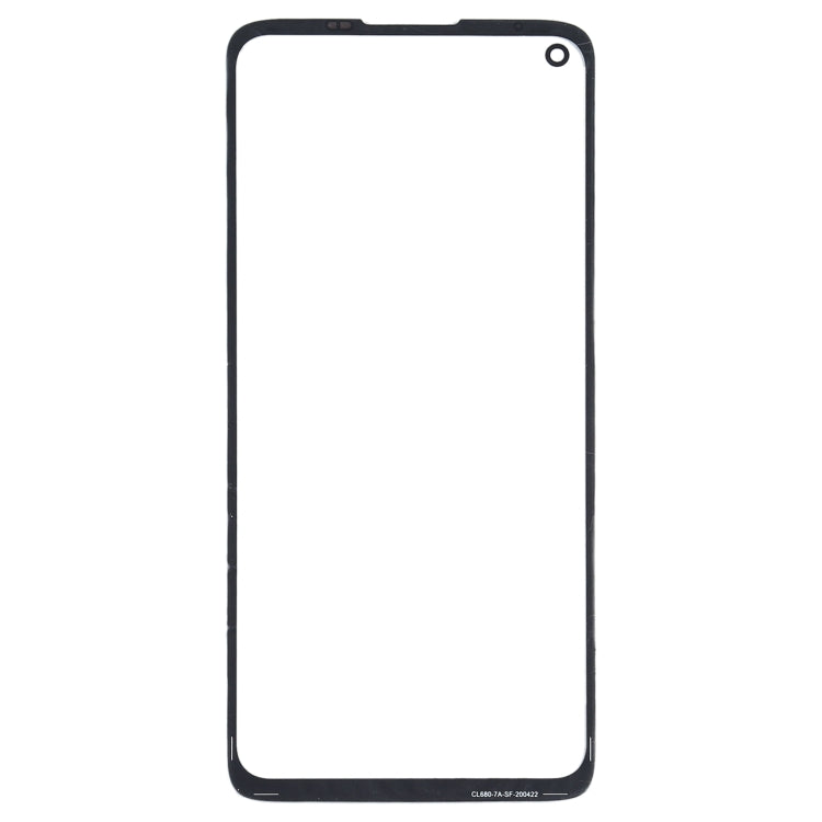 Lentille extérieure en verre de l'écran avant pour Motorola Moto G8 XT2045-1