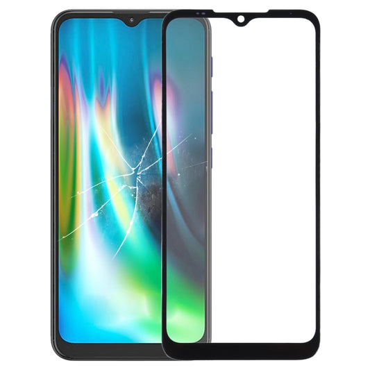 Lentille extérieure en verre de l'écran avant pour Motorola Moto G9 Play / Moto G9 (Inde)