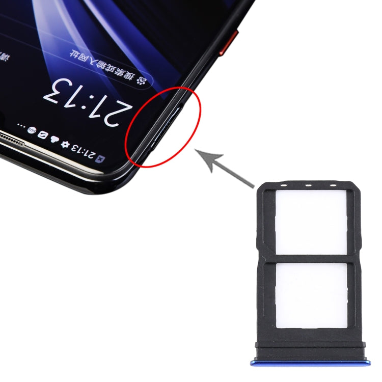 Pour Vivo iQOO Neo V1914A Plateau de carte SIM + Plateau de carte SIM