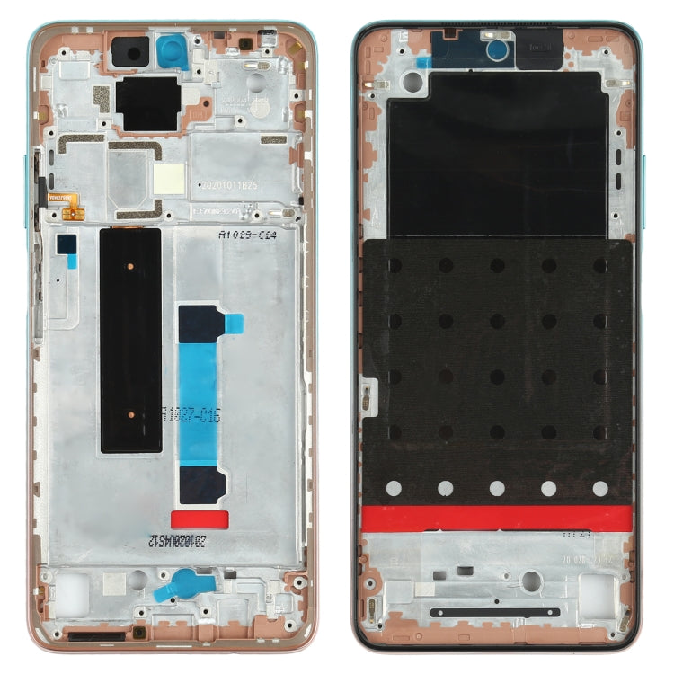 Plaque de cadre LCD pour boîtier avant d'origine, pour Xiaomi Redmi Note 9 Pro 5G M2007J17C