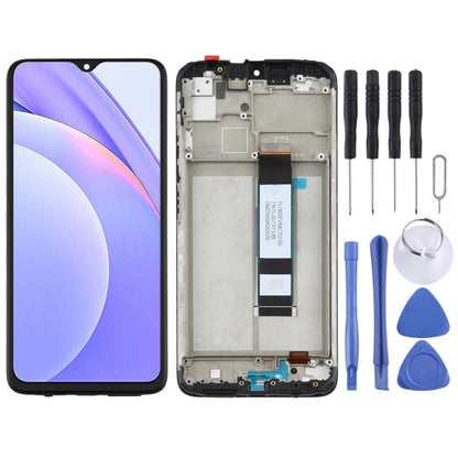 Écran LCD d'origine et numériseur complet avec cadre pour Xiaomi Redmi Note 9 4G / Poco M3 / Redmi 9T / Redmi 9 Power