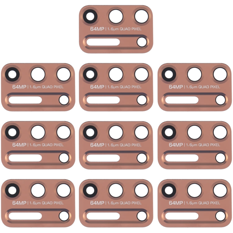 Objectif de caméra arrière 10 PCS pour Motorola Moto G9 Plus XT2087-1