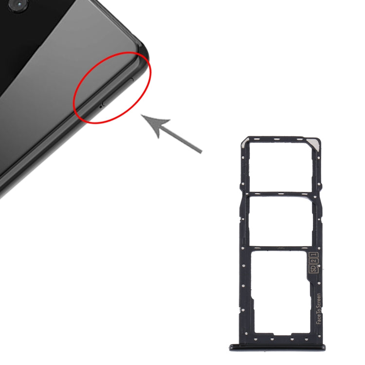 Plateau pour carte SIM + plateau pour carte SIM + plateau pour carte Micro SD pour Motorola One (P30 Play) XT1941