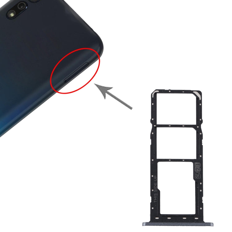 Plateau de carte SIM + plateau de carte SIM + plateau de carte Micro SD pour Motorola Moto E6 Plus/Moto E6s (2020)/AGA0004/PAGA0004IN/PAGA0033IN/PAGA0033