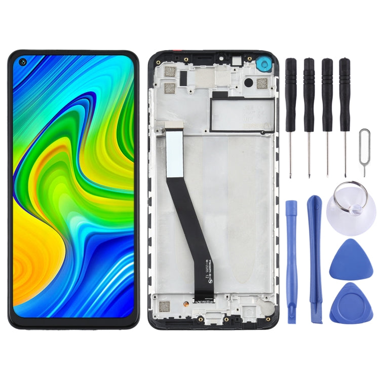 Écran LCD et numériseur complet avec cadre pour Xiaomi Redmi Note 9 / Redmi 10X 4G
