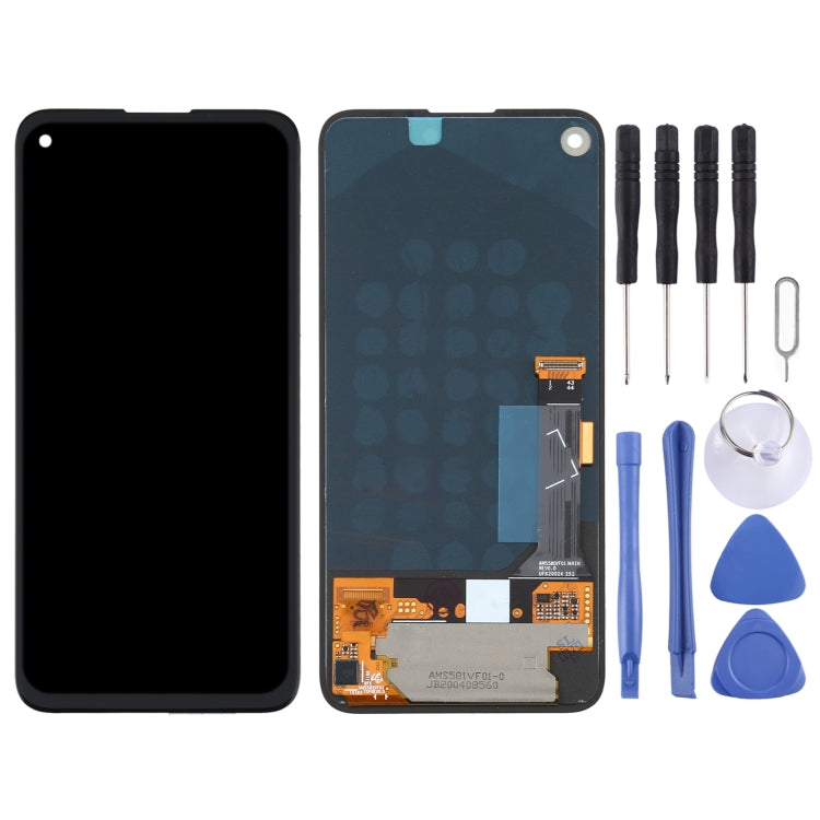 Ensemble complet d'écran LCD et de numériseur d'origine pour Google Pixel 4a G025J, For Google Pixel 4a