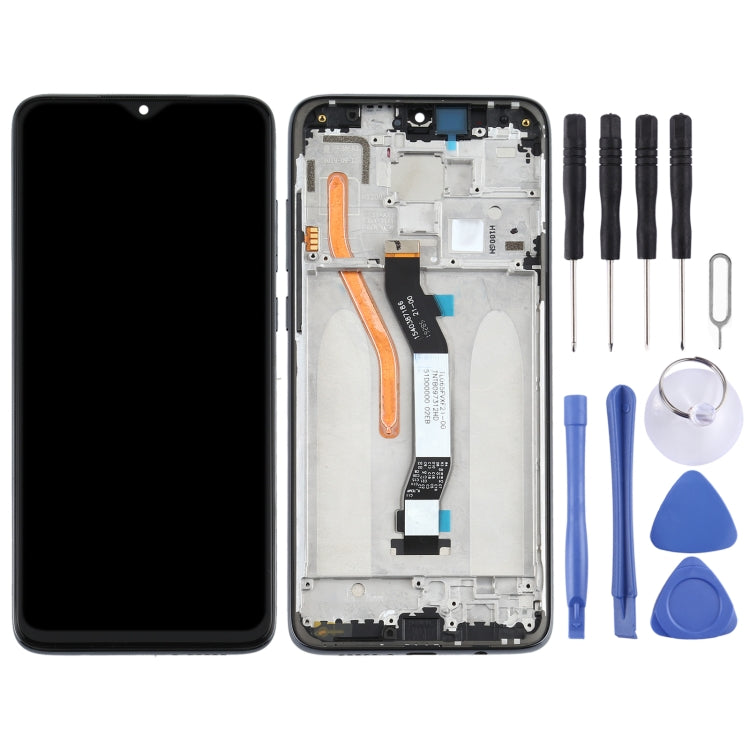 Écran LCD et numériseur complet avec cadre pour Xiaomi Redmi Note 8 Pro (carte SIM unique)
