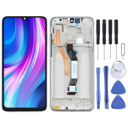 Écran LCD et numériseur complet avec cadre pour Xiaomi Redmi Note 8 Pro (carte SIM unique)