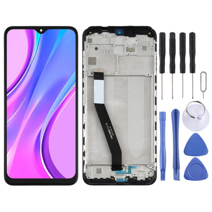 Écran LCD et numériseur complet avec cadre pour Xiaomi Redmi 9 M2004J19G M2004J19C