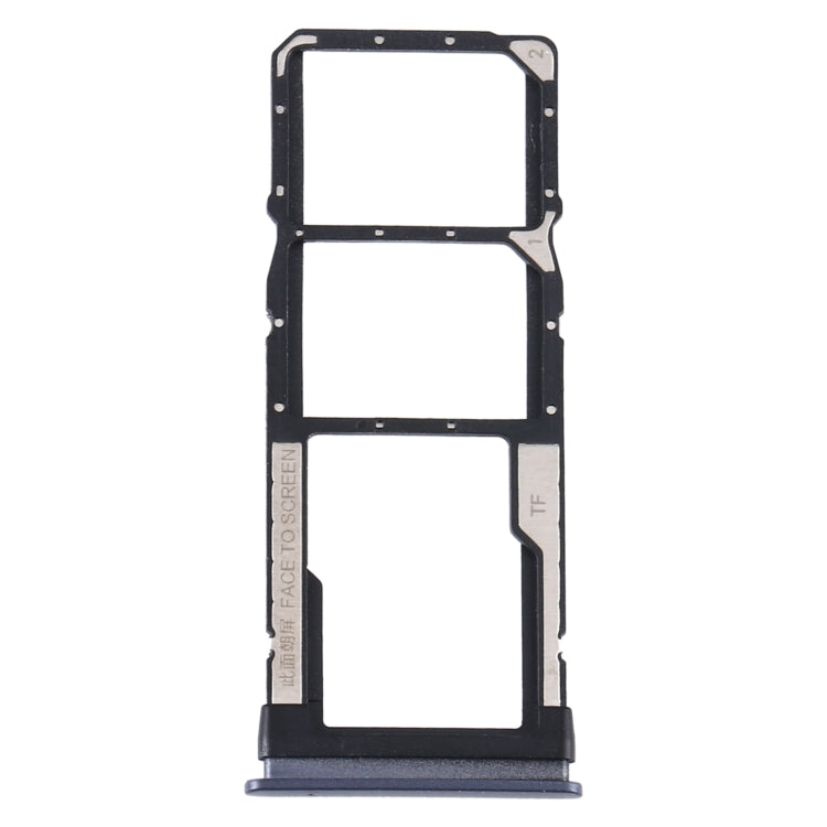 Plateau de carte SIM + plateau de carte SIM + plateau de carte Micro SD pour Xiaomi Redmi Note 9 5G / Redmi Note 9T M2007J22G M2007J22C