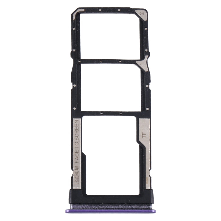 Plateau de carte SIM + plateau de carte SIM + plateau de carte Micro SD pour Xiaomi Redmi Note 9 5G / Redmi Note 9T M2007J22G M2007J22C