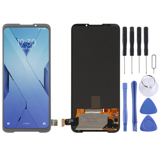 Écran LCD matériel d'origine AMOLED et assemblage complet de numériseur pour Xiaomi Black Shark 3S