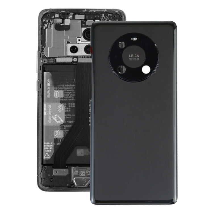 Cache arrière de batterie d'origine avec cache d'objectif d'appareil photo pour Huawei Mate 40 Pro