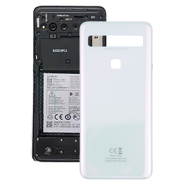 Cache arrière de batterie d'origine pour TCL 10L (10 Lite) T770H, For TCL 10L, For TCL 10L (10 Lite)(White)