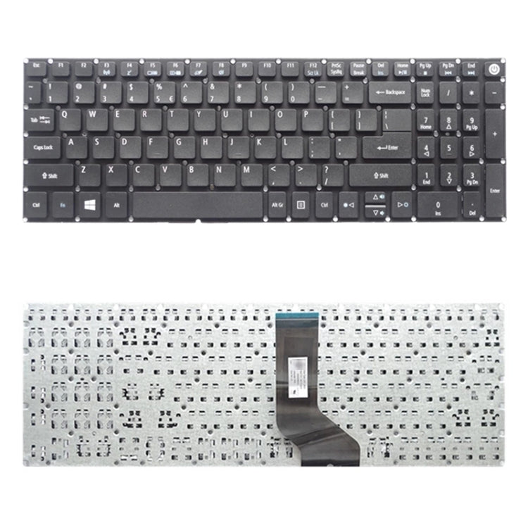 Clavier Version américaine pour Acer Aspire E5-532 E5-522 E5-573 E5-574 E5-722 E5-752 E5-772 E5-773 E5-575 V5-591G V3-574G F5-573G E15 E5-582P