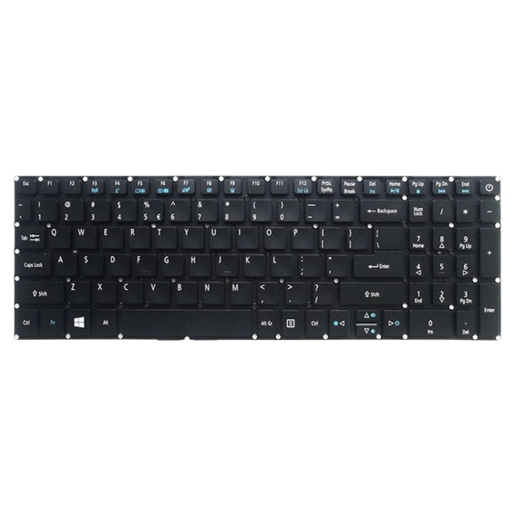 Clavier version américaine avec rétroéclairage du clavier pour Acer Aspire E5-532 E5-522 E5-573 E5-574 E5-722 E5-752 E5-772 E5-773 E5-575 V5-591G V3-574G F5-573G E15 E5-582P