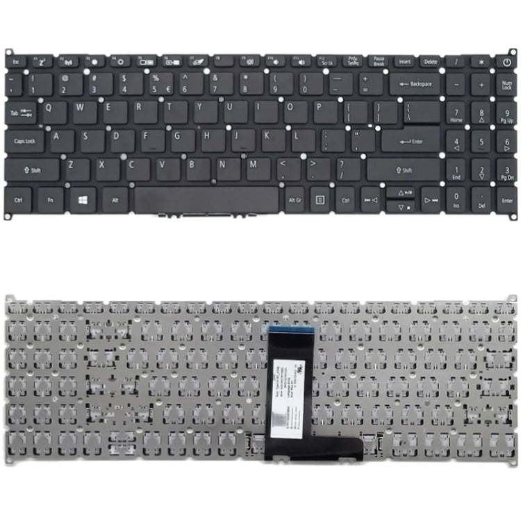 Clavier Version américaine pour Acer Swift 3 SF315-51 SF315-51G N17P4 A515-52 A515-53 A515-54