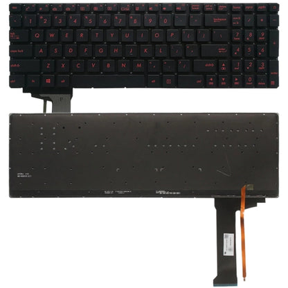 Clavier Version américaine avec rétro-éclairage, pour Asus GL552 GL552J GL552JX GL552V GL552VL GL552VW N552VW N552VX G771JM G771JW
