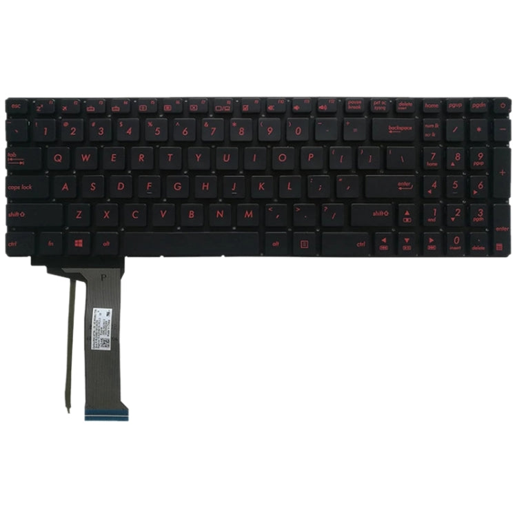 Clavier Version américaine avec rétro-éclairage, pour Asus GL552 GL552J GL552JX GL552V GL552VL GL552VW N552VW N552VX G771JM G771JW