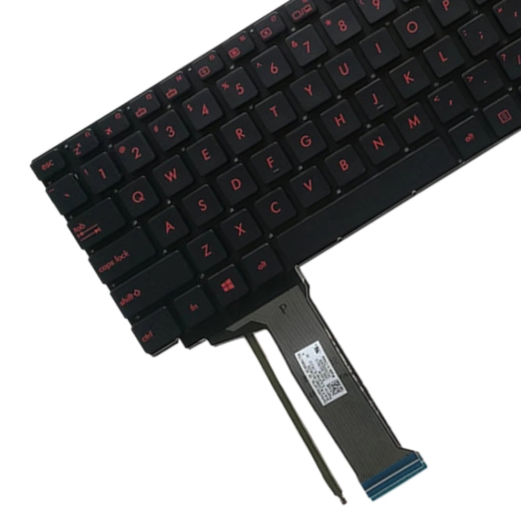 Clavier Version américaine avec rétro-éclairage, pour Asus GL552 GL552J GL552JX GL552V GL552VL GL552VW N552VW N552VX G771JM G771JW