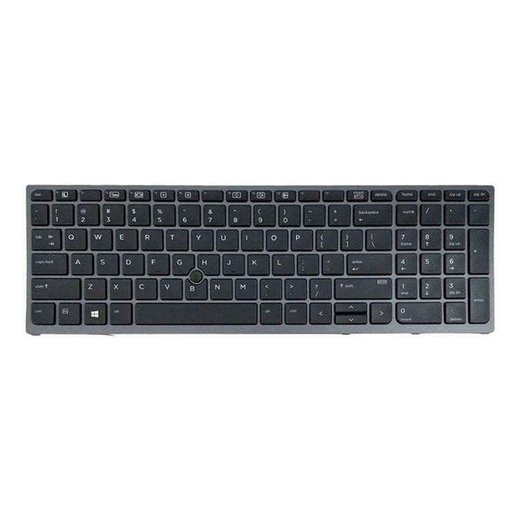 Clavier version américaine avec rétroéclairage pour HP Zbook 15 17 G3 848311-001