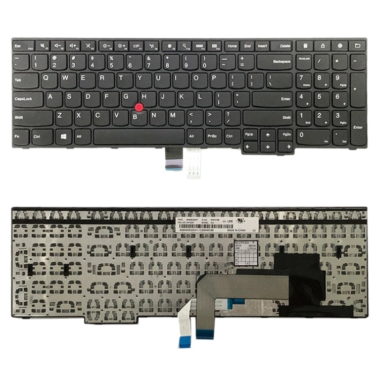 Clavier Version américaine pour ordinateur portable Lenovo Thinkpad E550 E550C E555 E560 E565 00HN074