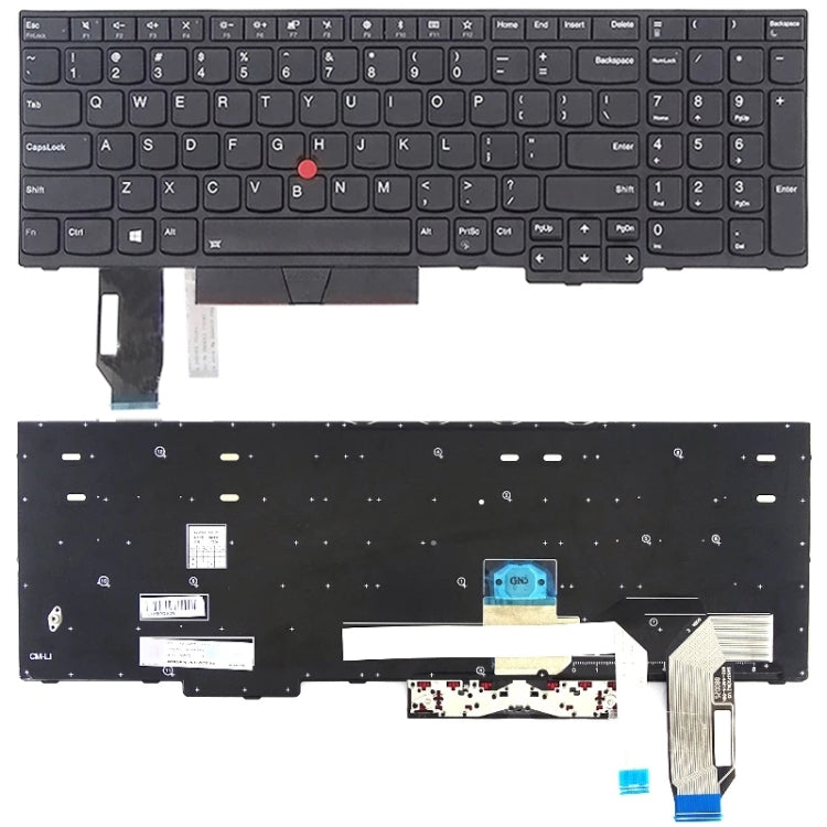Clavier Version américaine pour Lenovo Thinkpad E580 E585 E590 E595 T590 P53S L580 L590 P52 P72 P53 P73