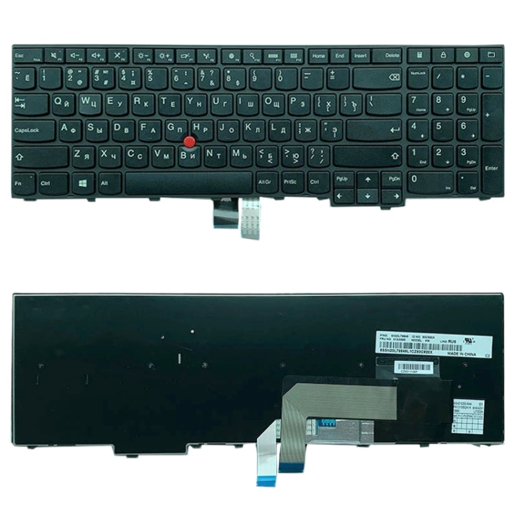 Clavier Version RU pour Lenovo Thinkpad P50S T560 W540 T540P W541 T550 W550S L540 L560 E531 E540