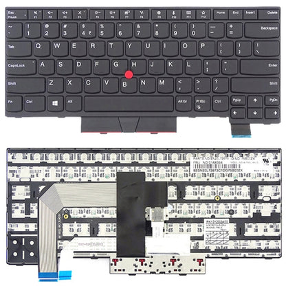 Clavier Version américaine pour Lenovo Thinkpad T470 T480 A475 A485 01HX459 01AX364