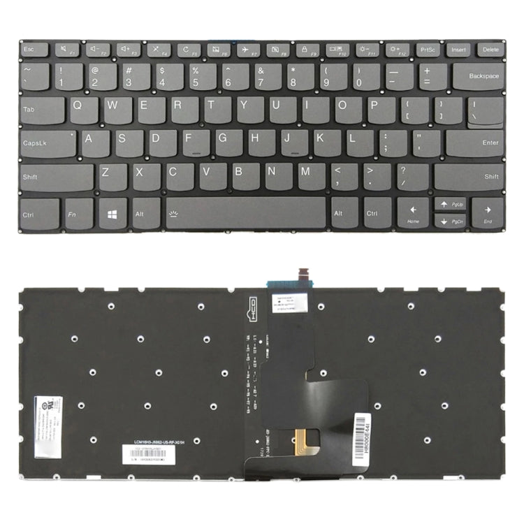 Clavier version américaine avec rétroéclairage pour Lenovo Yoga 320-14 320S-14IKB 120S-14IAP 520-14IKB14ISK